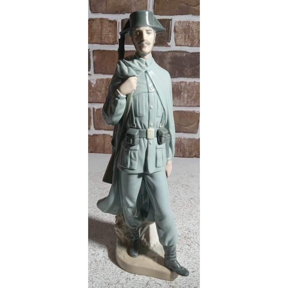 Lladro Porcelain-Spanish Policeman Glossy Finish #4889